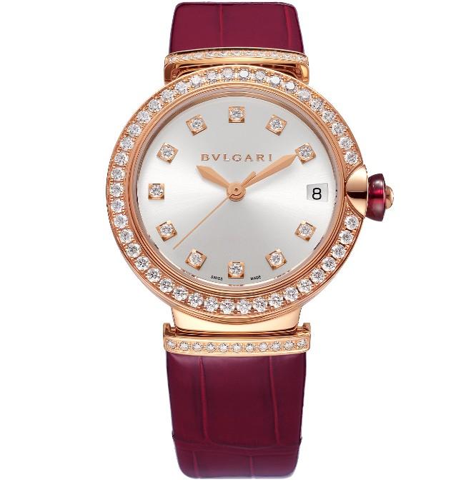 Bvlgari Lvcea Pink Gold 33mm Automatic 102329 LUP33C6GDLD/11