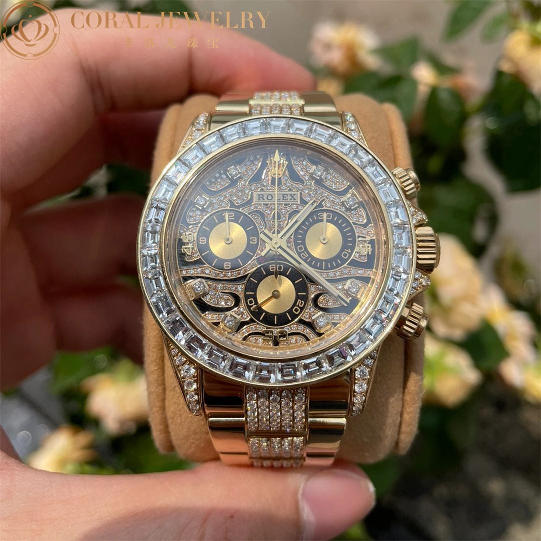 Rolex Cosmograph Daytona Diamond Bezel Eye of the Tiger Dial 116598TBR