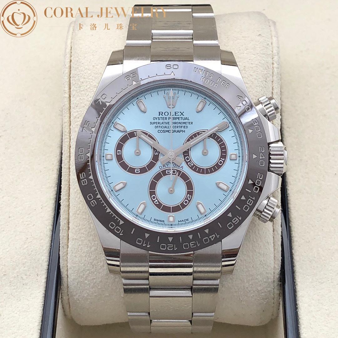 Rolex Cosmograph Daytona Platinum Ice Blue Dial M116506-0001