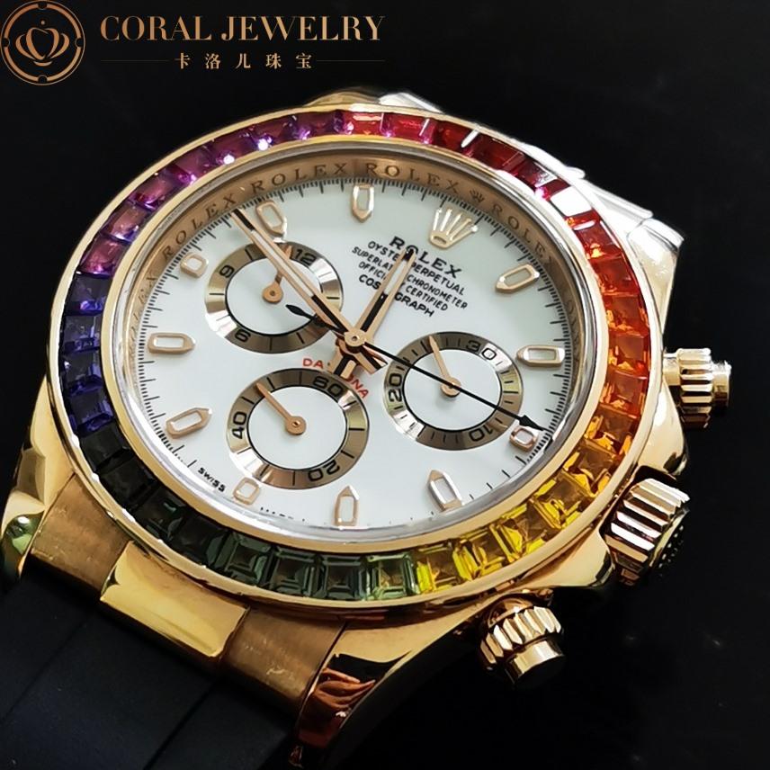 Rolex Cosmograph Daytona Rainbow M116518ln-0041 Upgrade 116598 RBOW