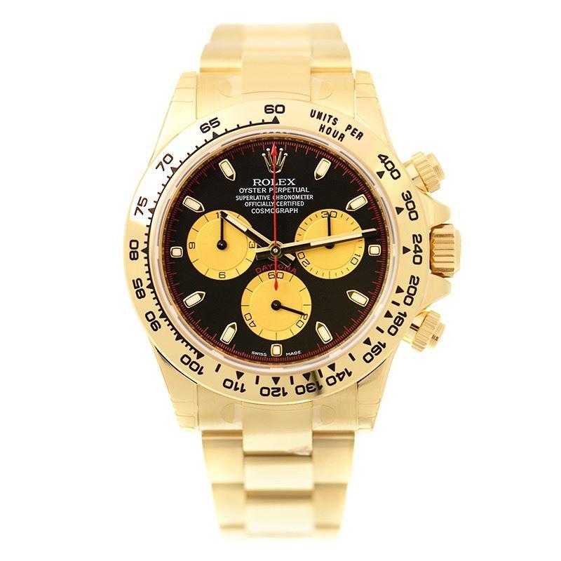 Rolex Cosmograph Daytona Yellow Gold Chronograph Watch 116528-78598