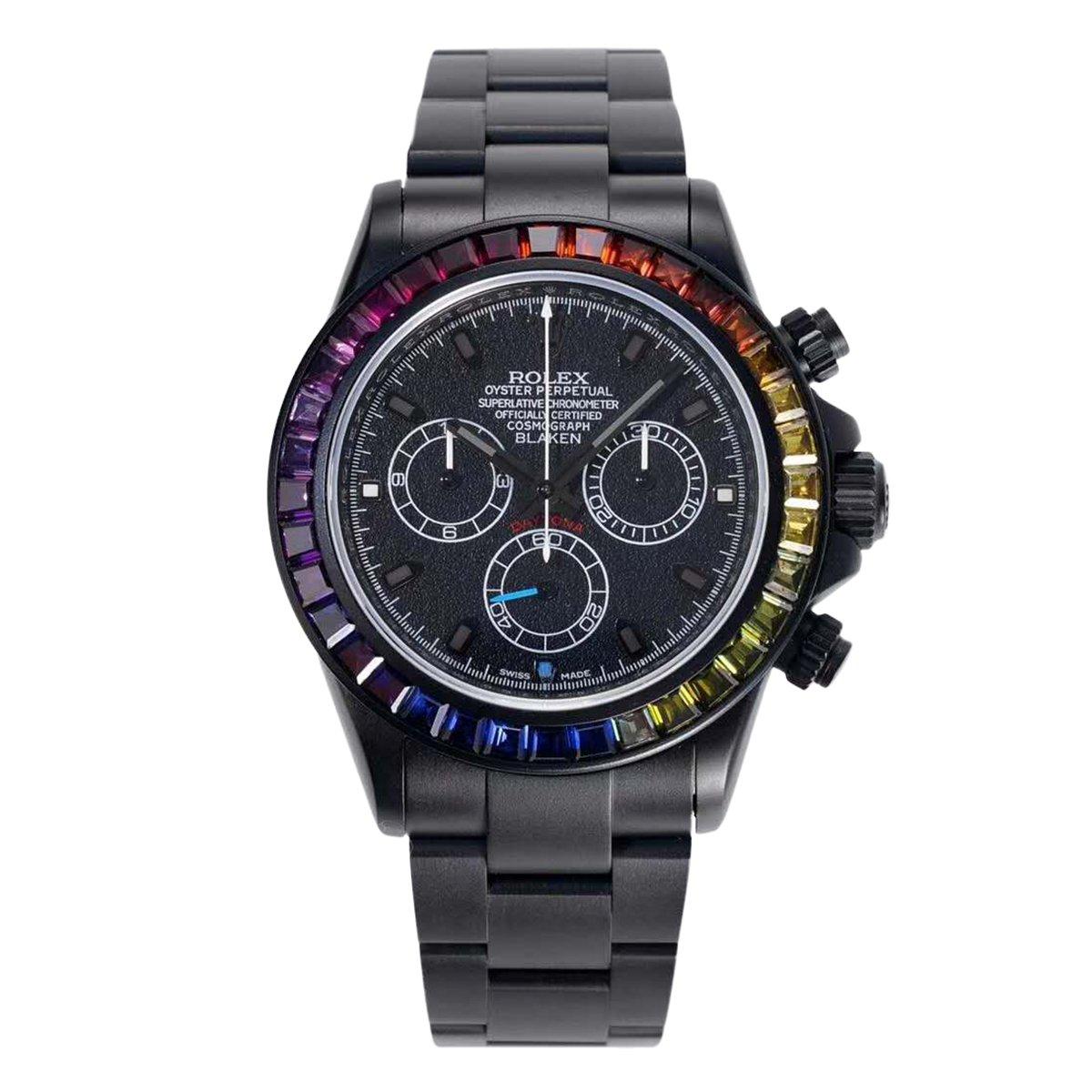 Rolex Cosmograph Daytona Rainbow Black DLC PVD