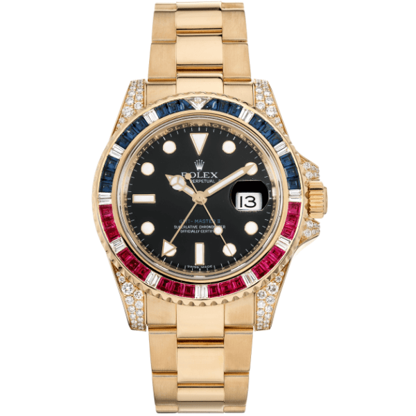 Rolex GMT-Master II Yellow Gold Watch 116758-SARU-78208