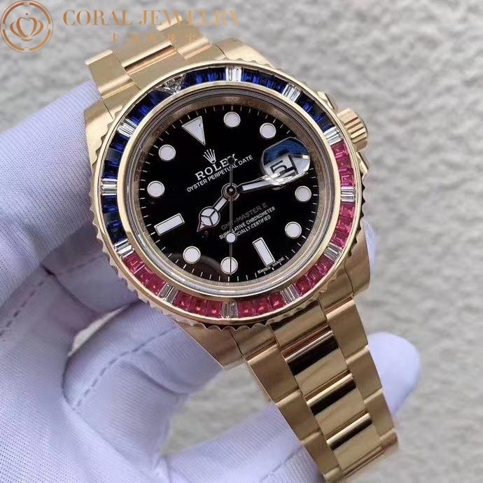 Rolex GMT-Master II Yellow Gold Watch116748-SARU