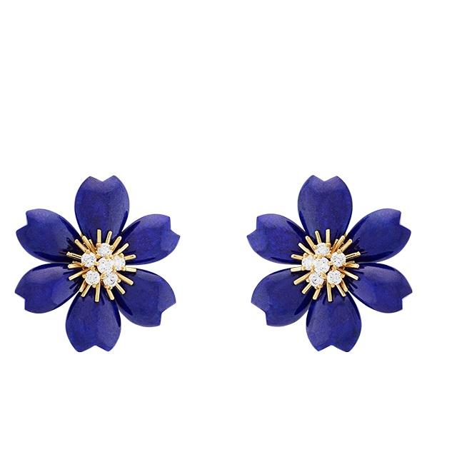 Van Cleef Arpels Rose De Noc3abl Earrings