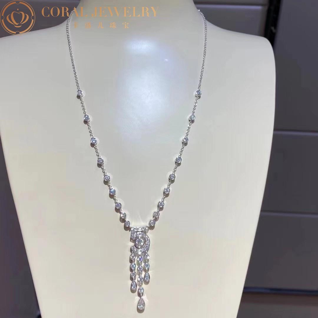 Chanel Eternal N°5 Necklace 18k White Gold, Diamonds J11998