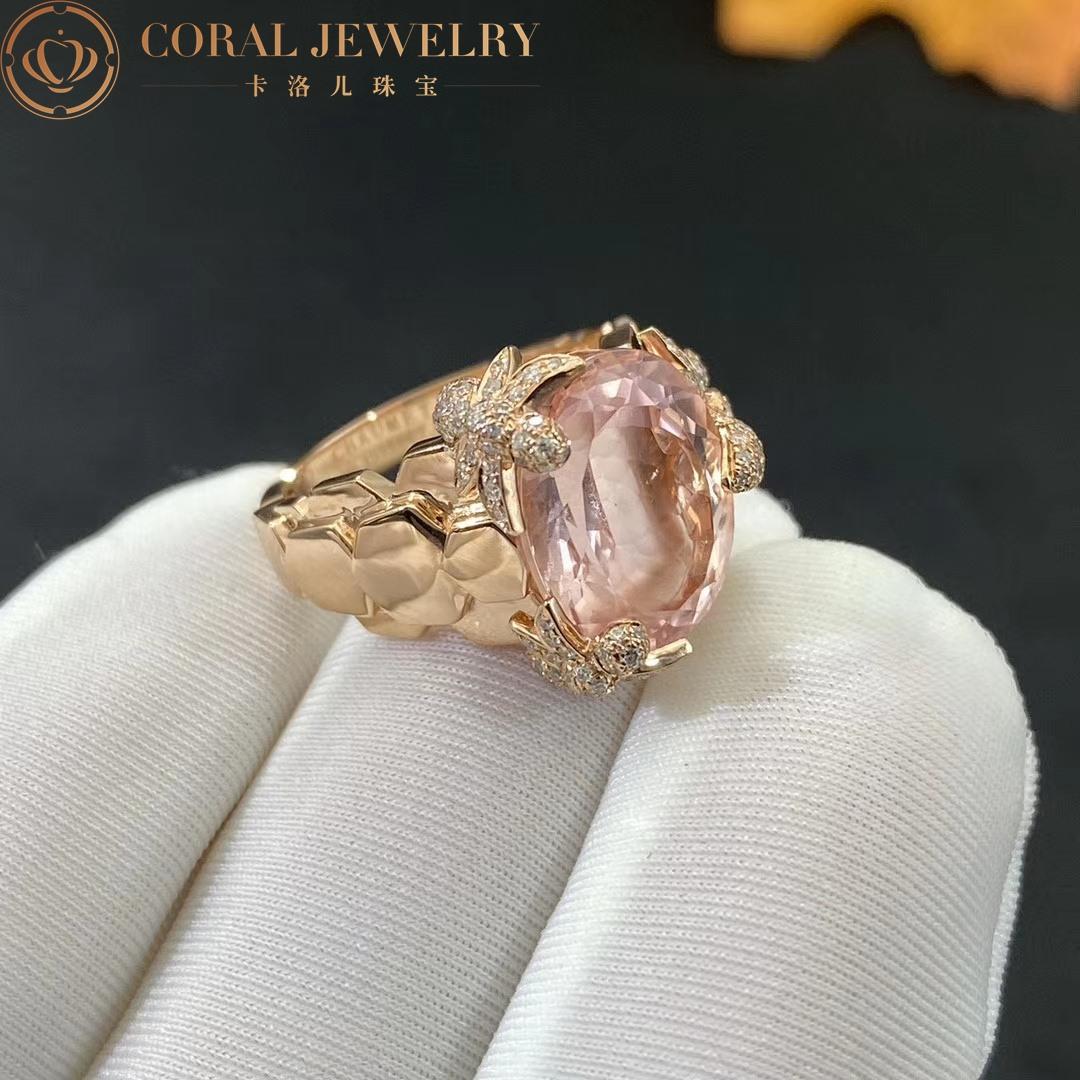 Chaumet Bee My Love Exquises Ring Rose Gold, Morganite, Diamonds 083933