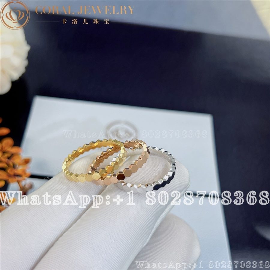 Chaumet Bee My Love Ring Rose Gold 2 5 Mm 081931 Coral (3)