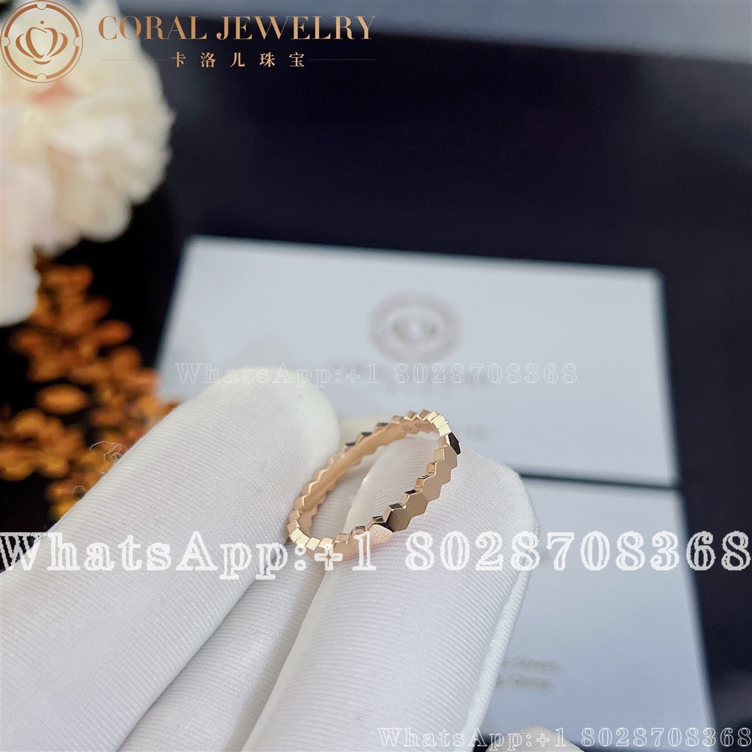 Chaumet Bee My Love Ring Rose Gold 2 5 Mm 081931 Coral (5)