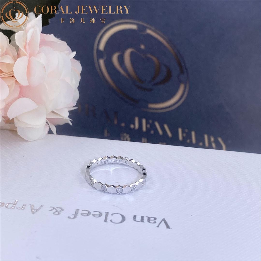 Chaumet Bee My Love Ring White gold, diamonds, 2.5 mm 081890