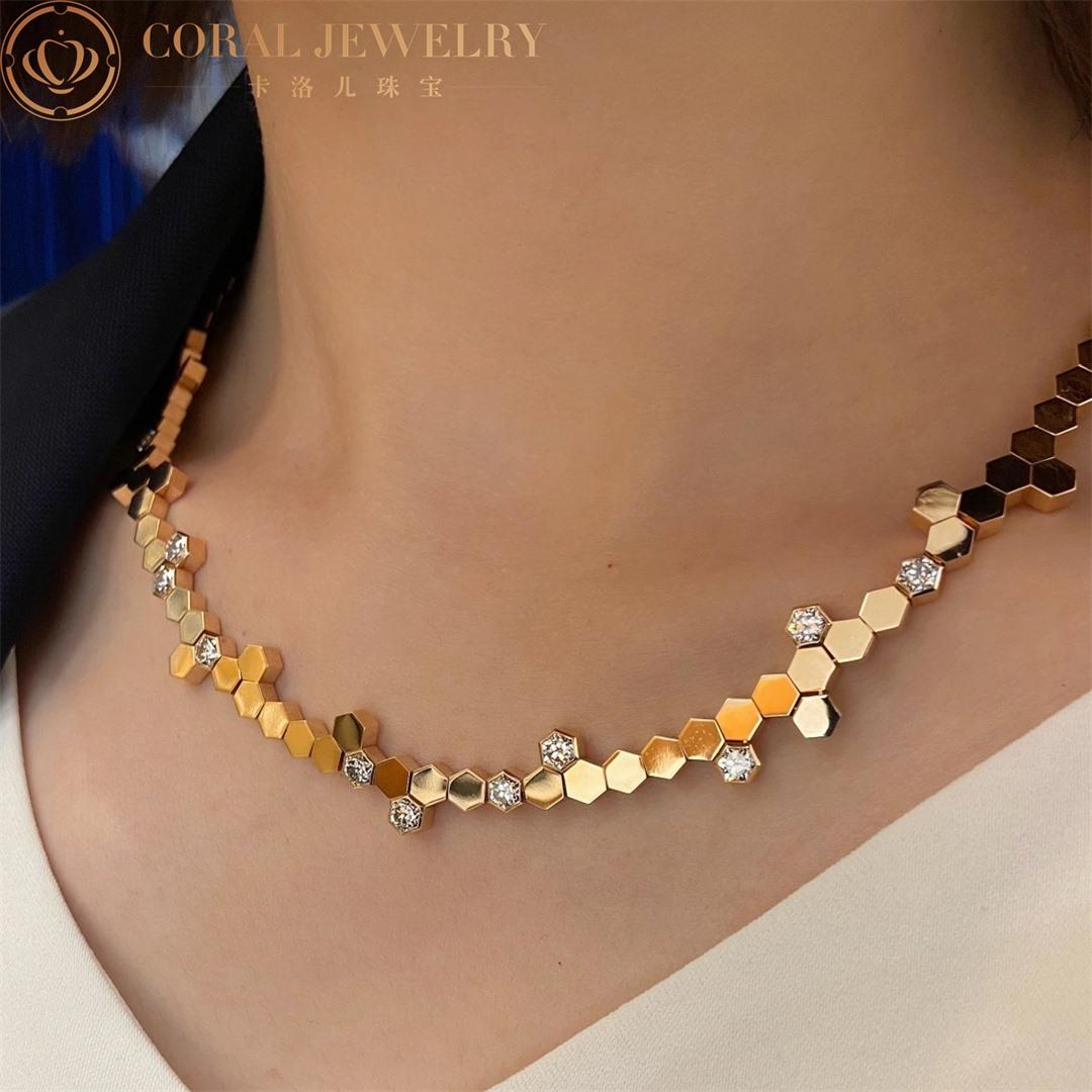 Chaumet Bee My Love Necklace Rose gold, diamonds 085089