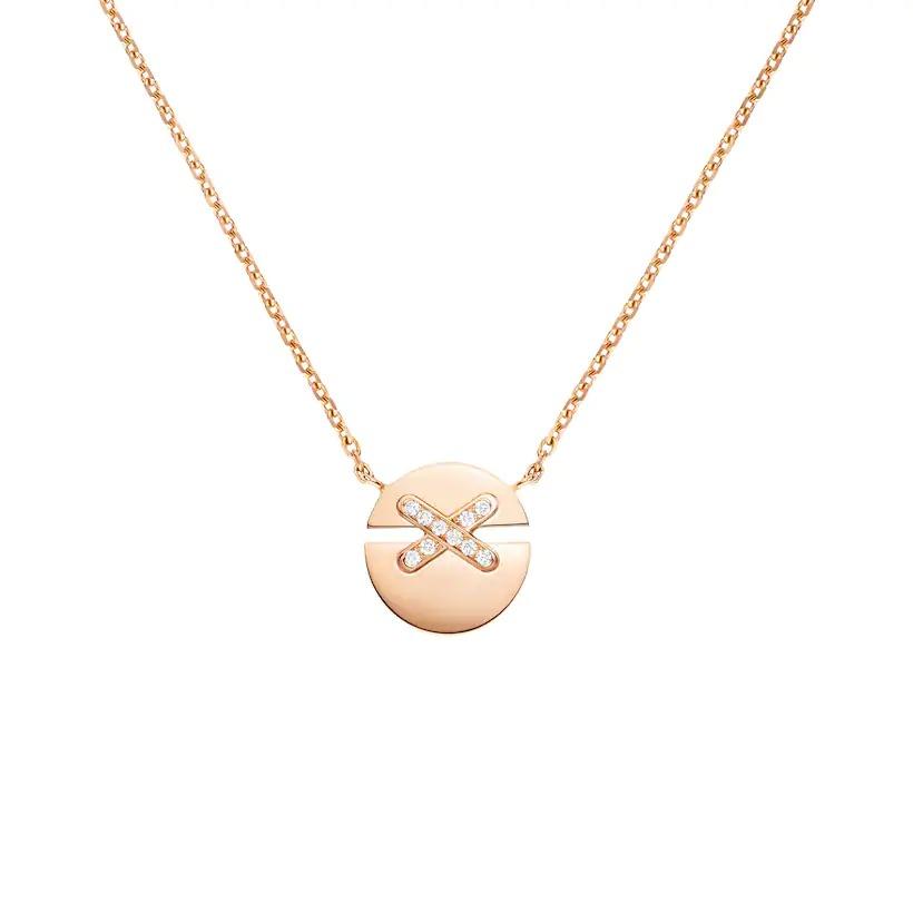 Chaumet Jeux De Liens Harmony Rose Gold Small Model Pendant 084218