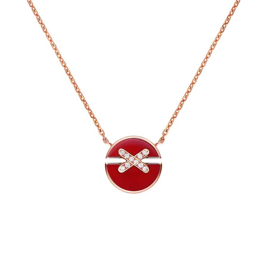 Chaumet Jeux De Liens Harmony Carnelian Small Model Pendant 084428