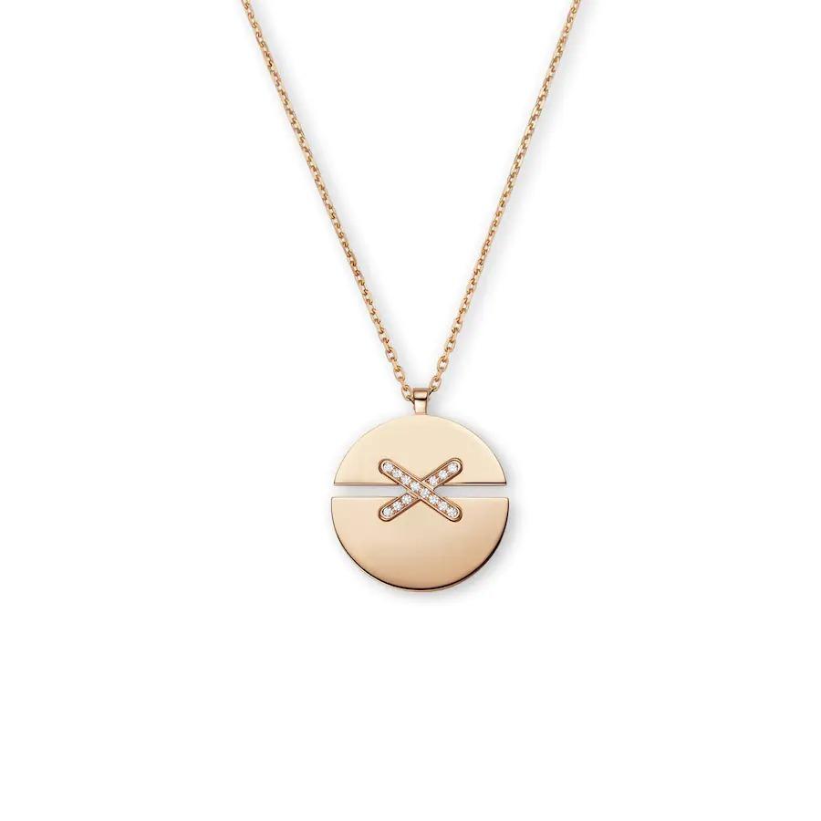 Chaumet Jeux De Liens Harmony Rose Gold Large Model Pendant 084495