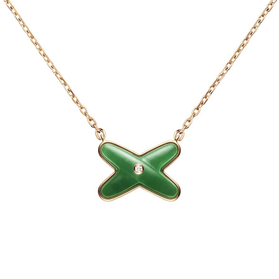 Chaumet Jeux De Liens Pendant Rose Gold, Jade, Diamond 085105