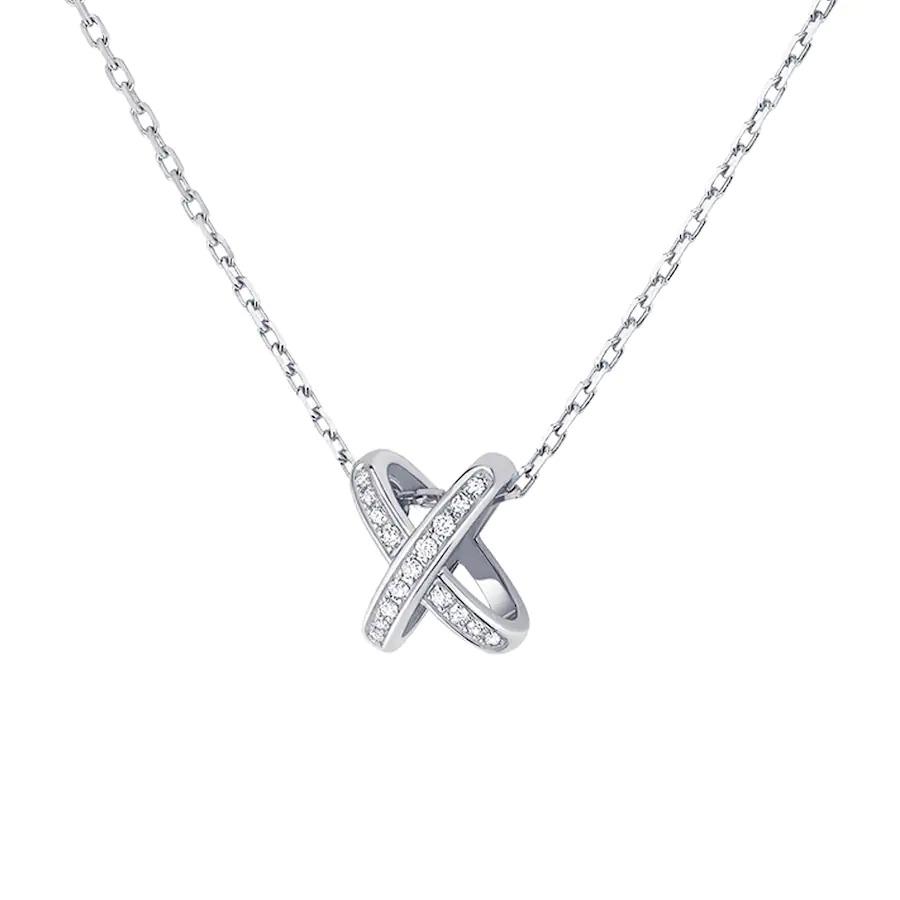 Chaumet Jeux De Liens Pendant White Gold, Diamonds 082215