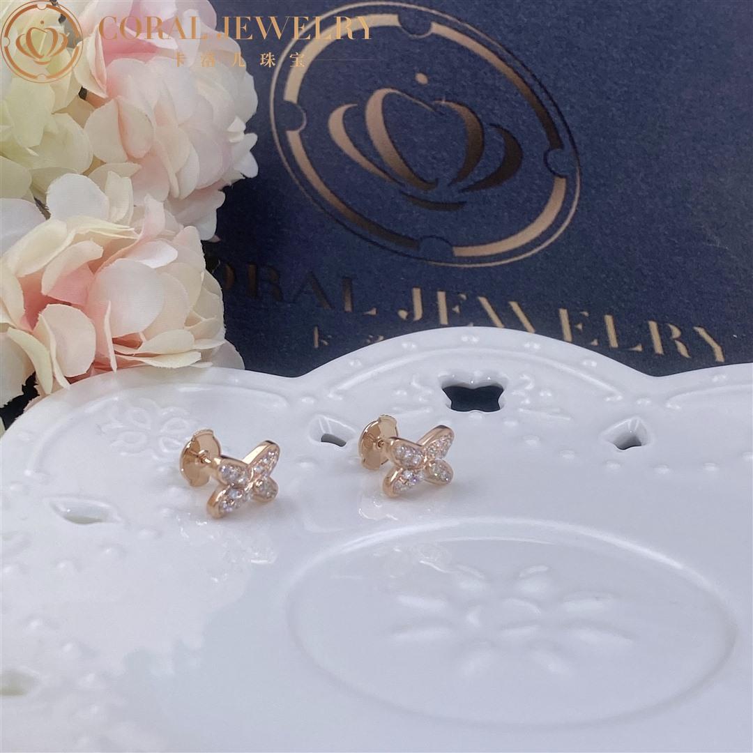 Chaumet JEUX DE LIENS EARRING Rose gold, diamonds 083468