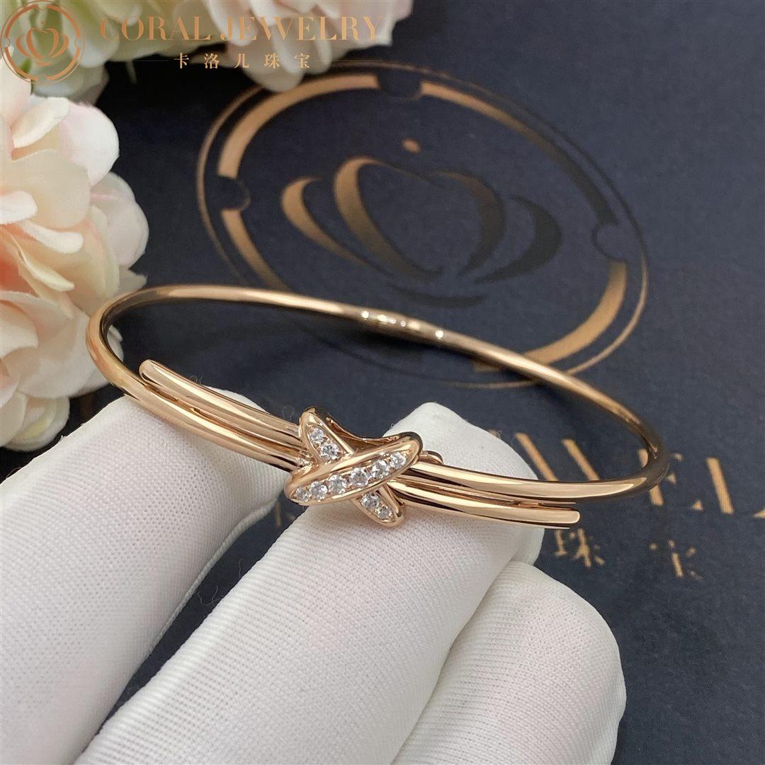 Chaumet Jeux De Liens Bracelet Rose Gold, Diamonds 081776