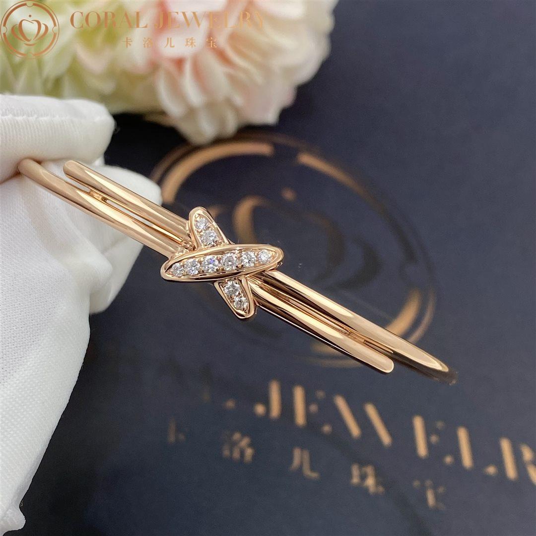 Chaumet Jeux De Liens Bracelet Rose Gold, Diamonds 081776