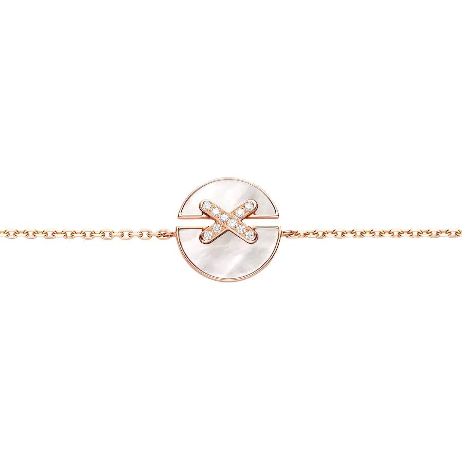 Chaumet Jeux De Liens Harmony Mother-of-pearl Bracelet Rose Gold, Mother-of-pearl, Diamonds 084231