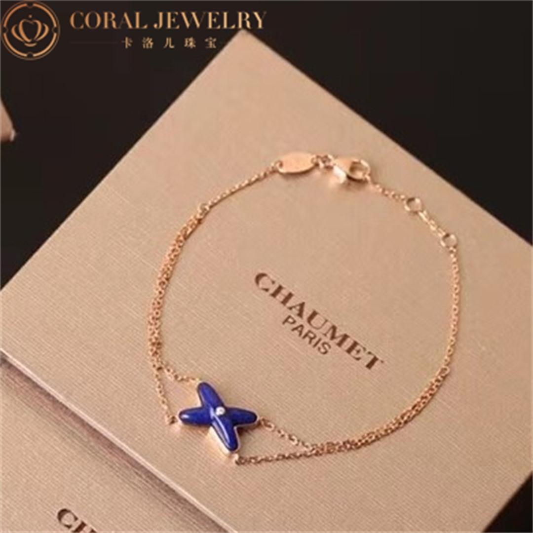 Chaumet Jeux De Liens Onyx Bracelet Rose Gold Lapis Lazuli Diamond Coral (5)