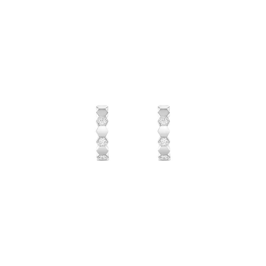 Chaumet Bee My Love Hoop Earrings White Gold, Diamonds 085271