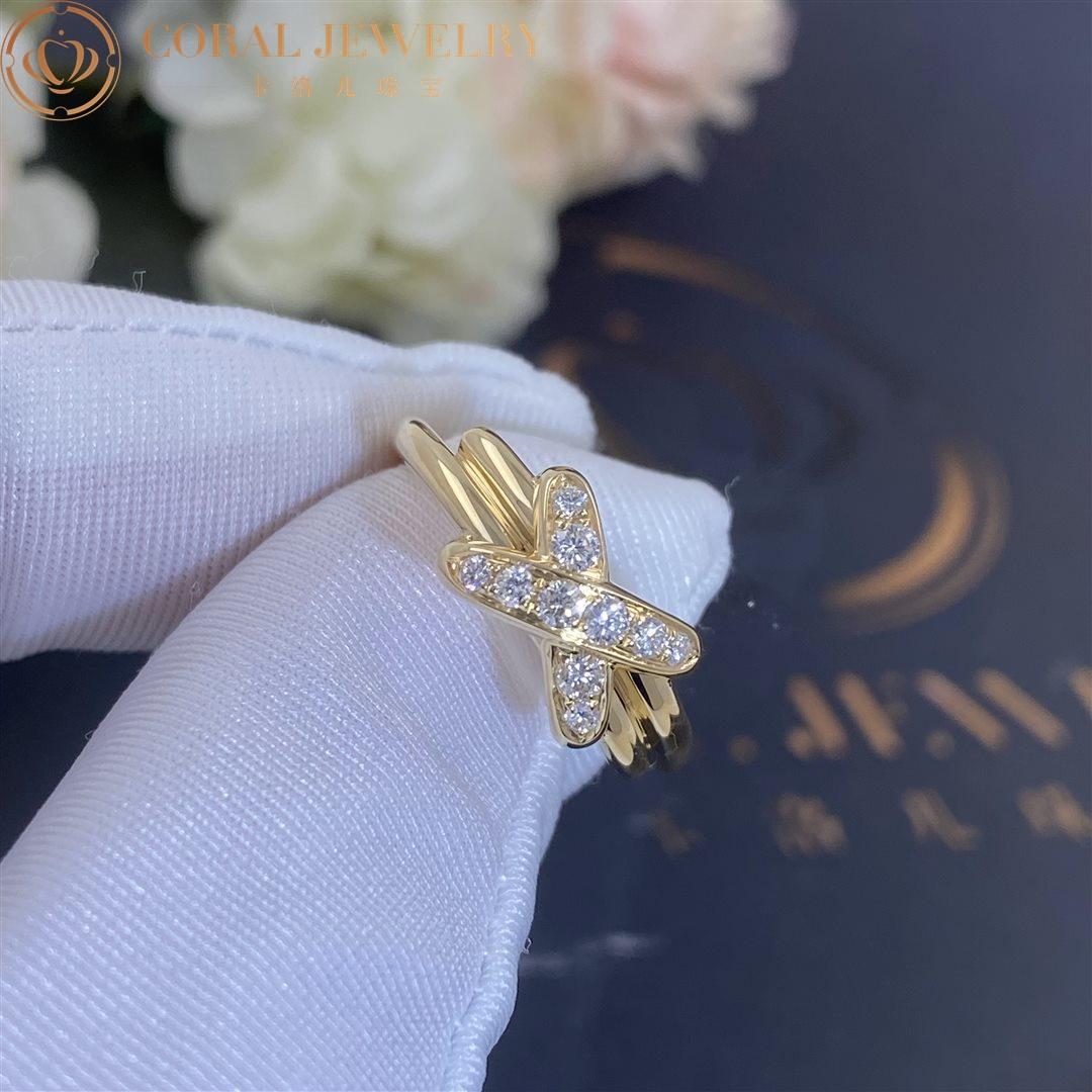 Chaumet Jeux De Liens Ring Yellow Gold, Diamonds