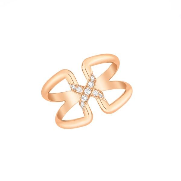 Chaumet Liens Croisés Rose gold and diamond 082262