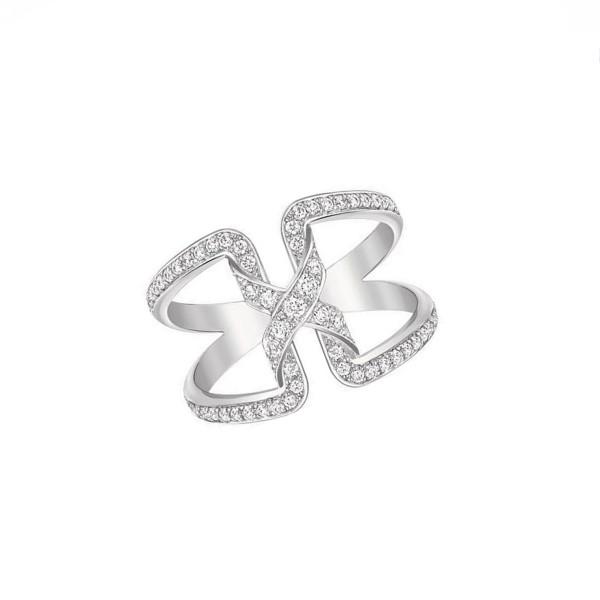 Chaumet Liens Croisés white gold and diamond 082263