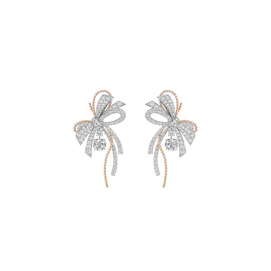 Chaumet Insolence Earrings White Gold, Rose Gold, Diamonds 082963