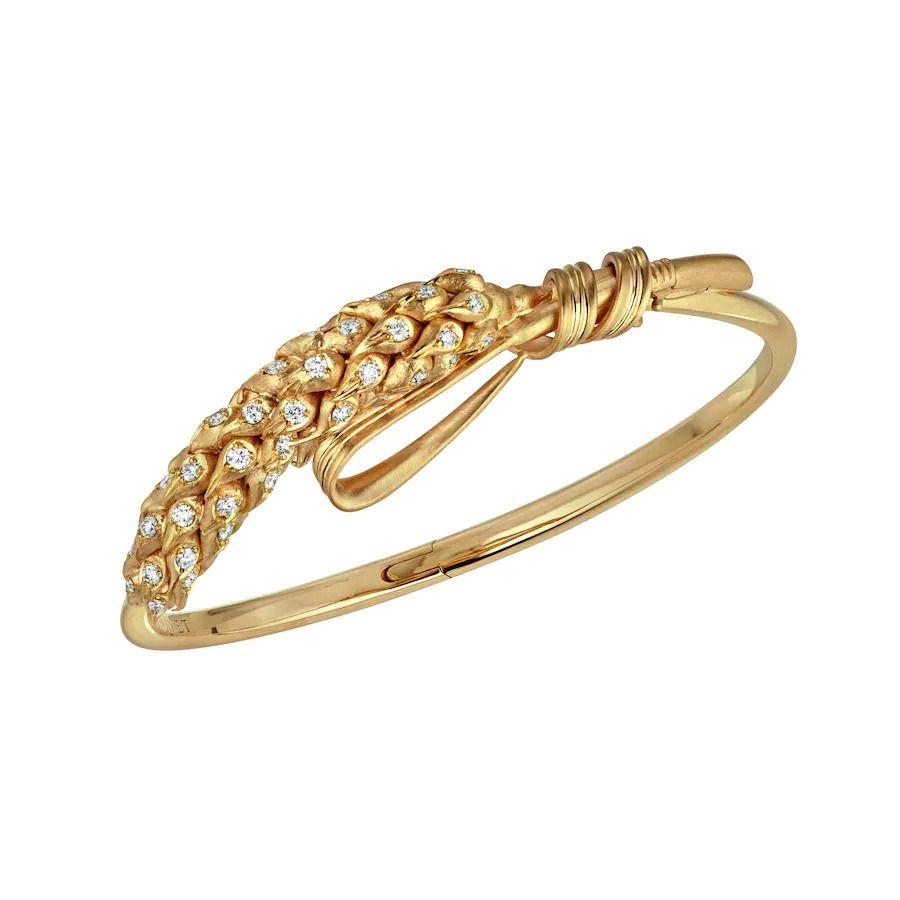 Chaumet Jardins Lepi De Ble De Chaumet Bracelet Yellow Gold Diamonds 083258