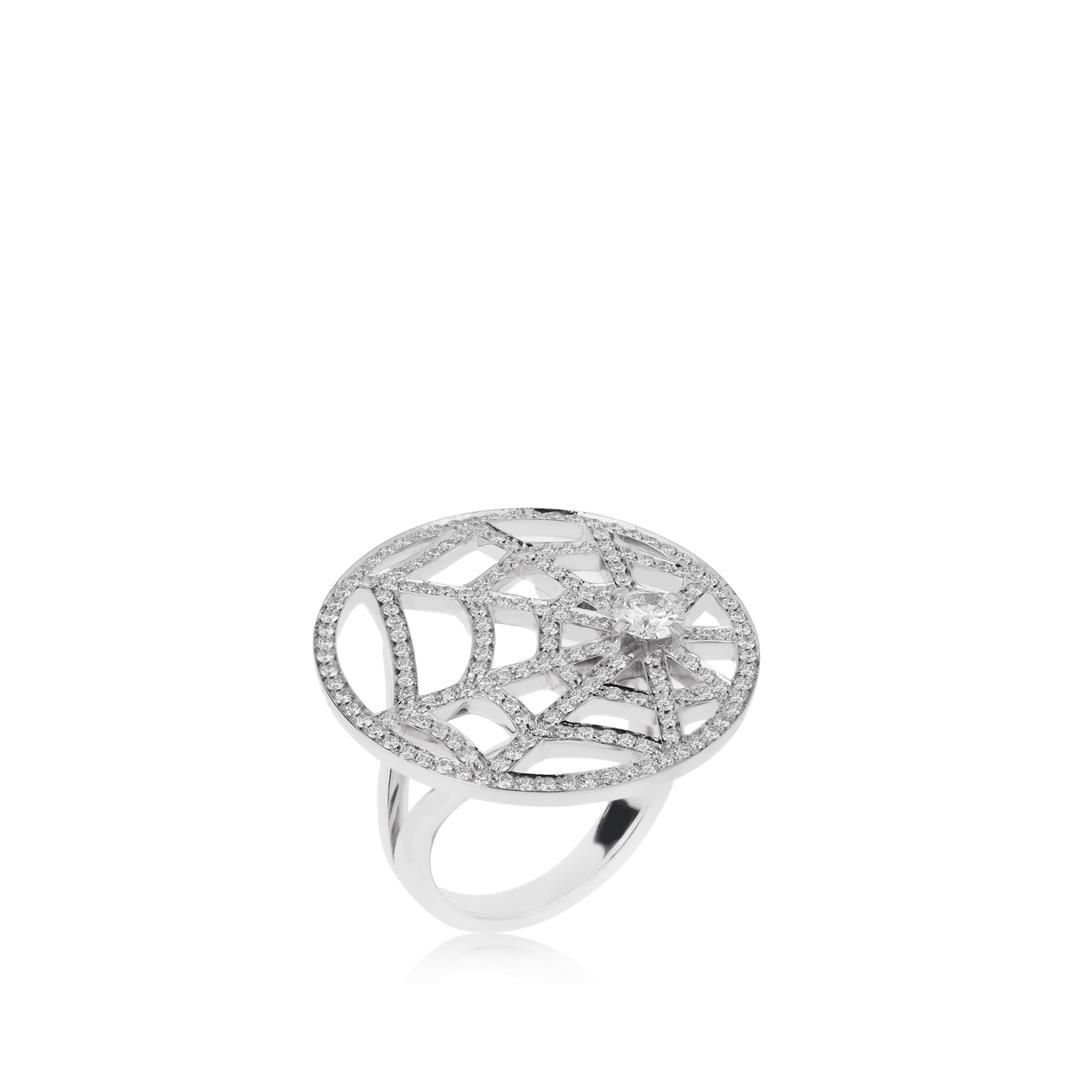 Chaumet Attrape Moi White Gold Diamond Ring Coral (1)