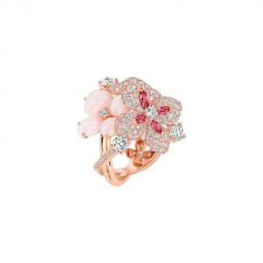 Chaumet Hortensia Opal, Sapphire and White Diamonds Ring 082477