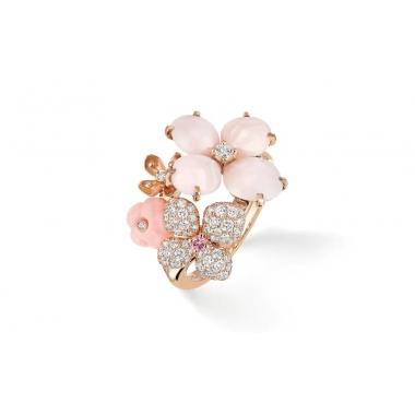 Chaumet Hortensia Opal, Sapphire and White Diamonds Ring 082787