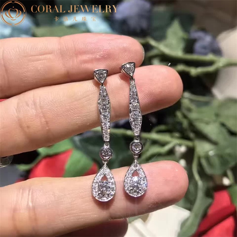 Chaumet Joséphine 18ct white-gold diamond earrings 081786