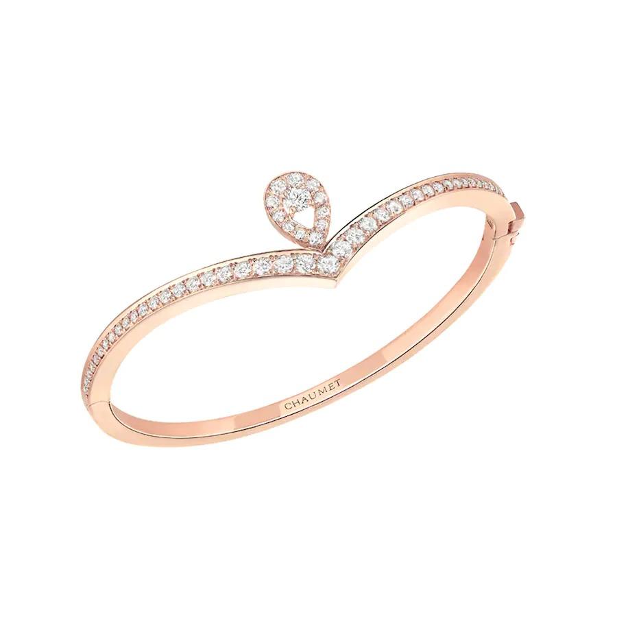 Chaumet Josephine Aigrette Bracelet Rose Gold Diamonds 082536