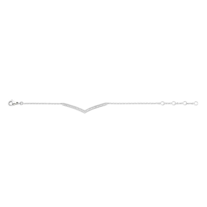 Chaumet Josephine Aigrette Bracelet White Gold Diamonds 083294