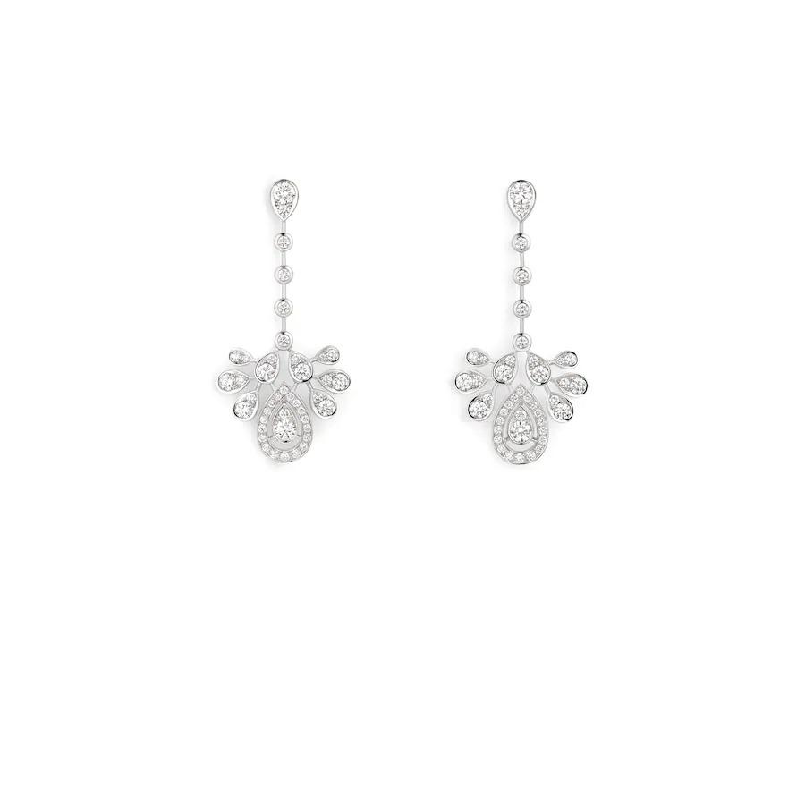 Chaumet Joséphine Aigrette Impériale Earrings White Gold, Diamonds 083102