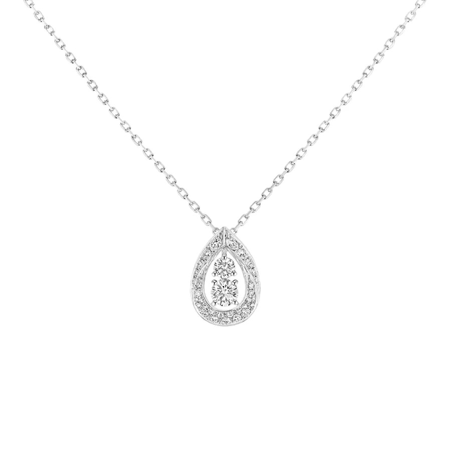 Chaumet Josephine Rondes De Nuit Pendant White Gold Diamonds 082941