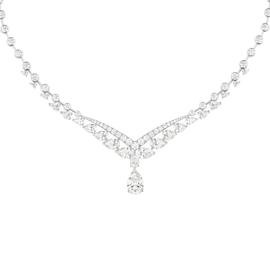 Chaumet Josephine Valse Imperiale Necklace White Gold Diamonds 084105 Coral (1)