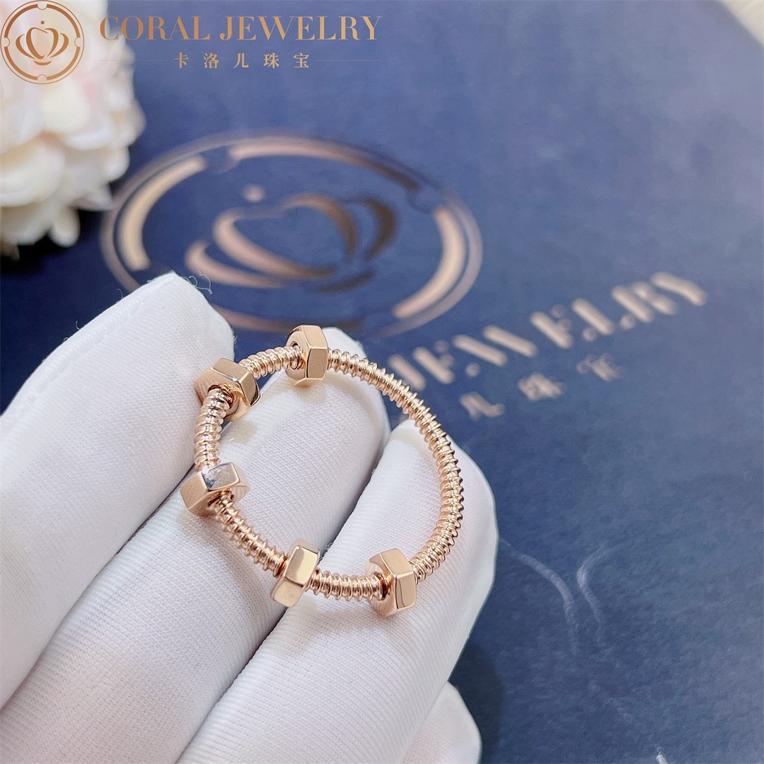 Cartier Ecrou De Cartier Ring Rose Gold B4227300