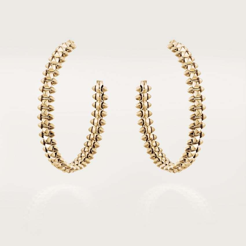 Cartier Clash De Cartier Hoop Earrings Small Model Yellow Gold