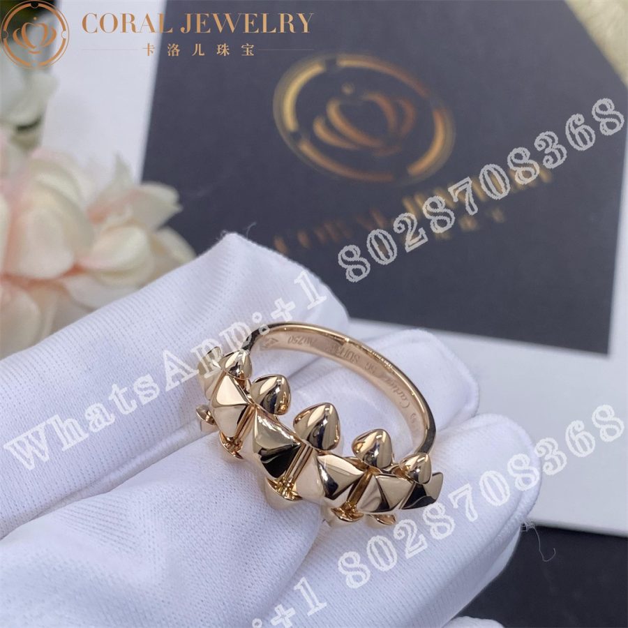 Cartier Clash De Cartier Ring Rose Gold B4235300 Coral (5)