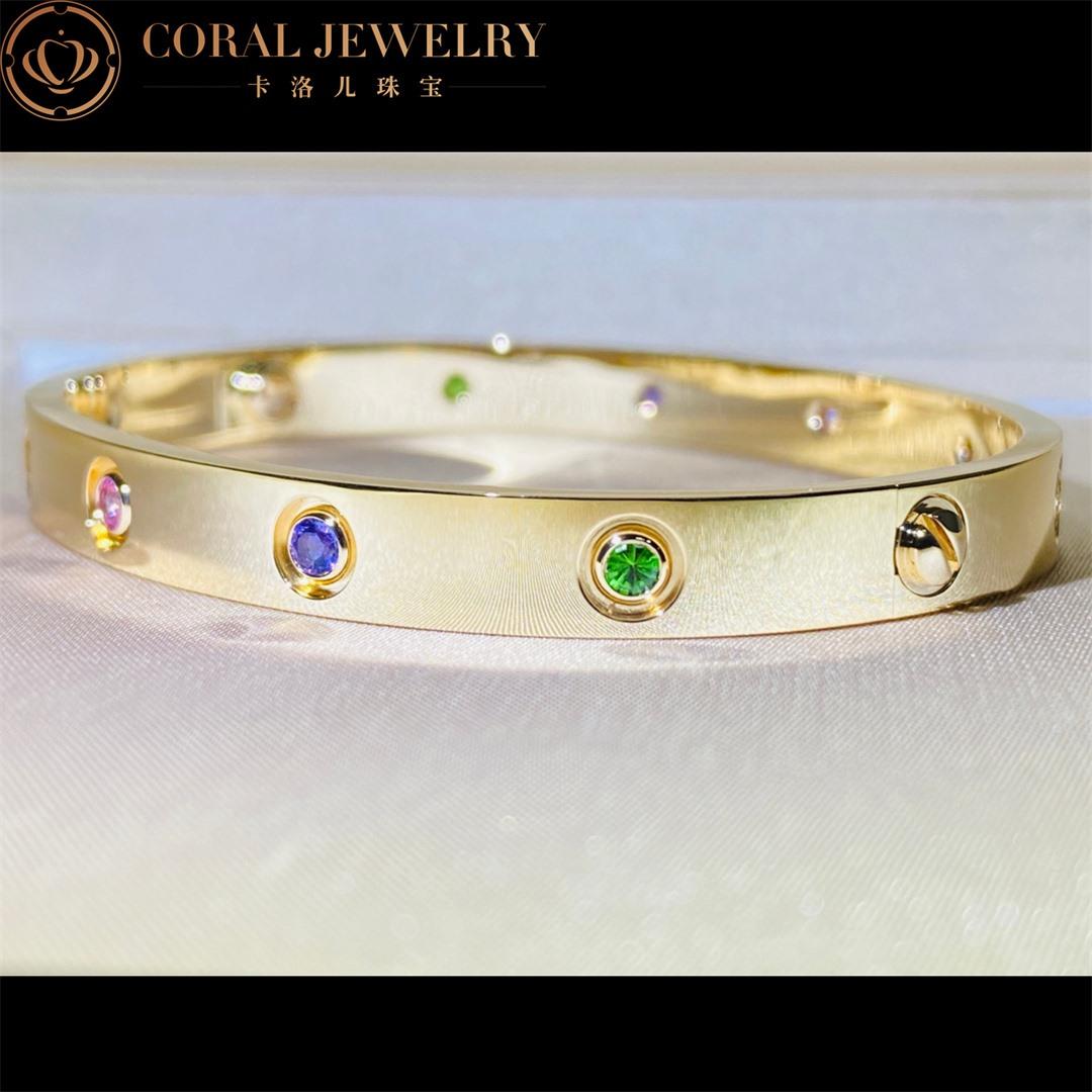 Cartier Love Bracelet Multi Gem Yellow Gold Ref. B6033416