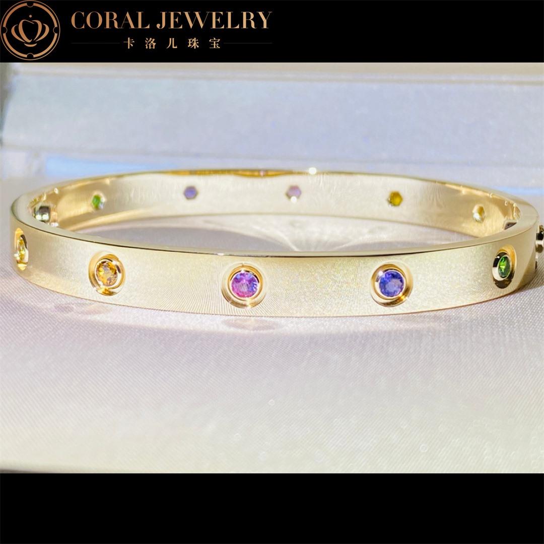 Cartier Love Bracelet Multi Gem Yellow Gold Ref. B6033416