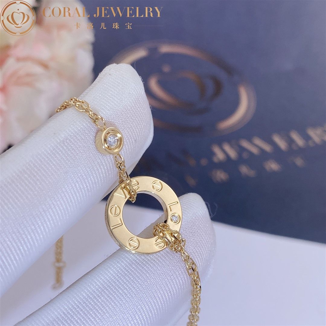 Cartier Love Bracelet Yellow Gold, Diamonds Ref. B6038300