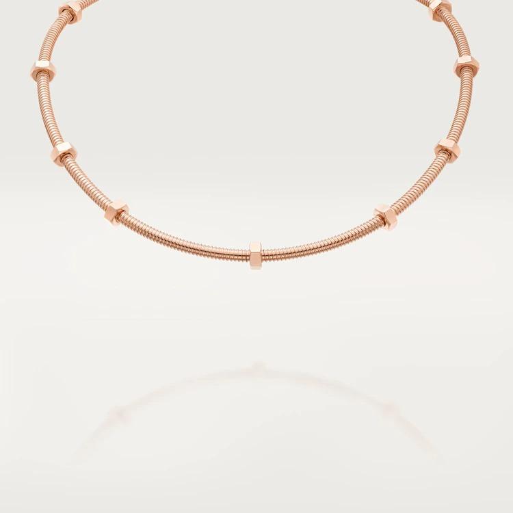 Cartier Ecrou De Cartier Necklace Rose Gold N7424398