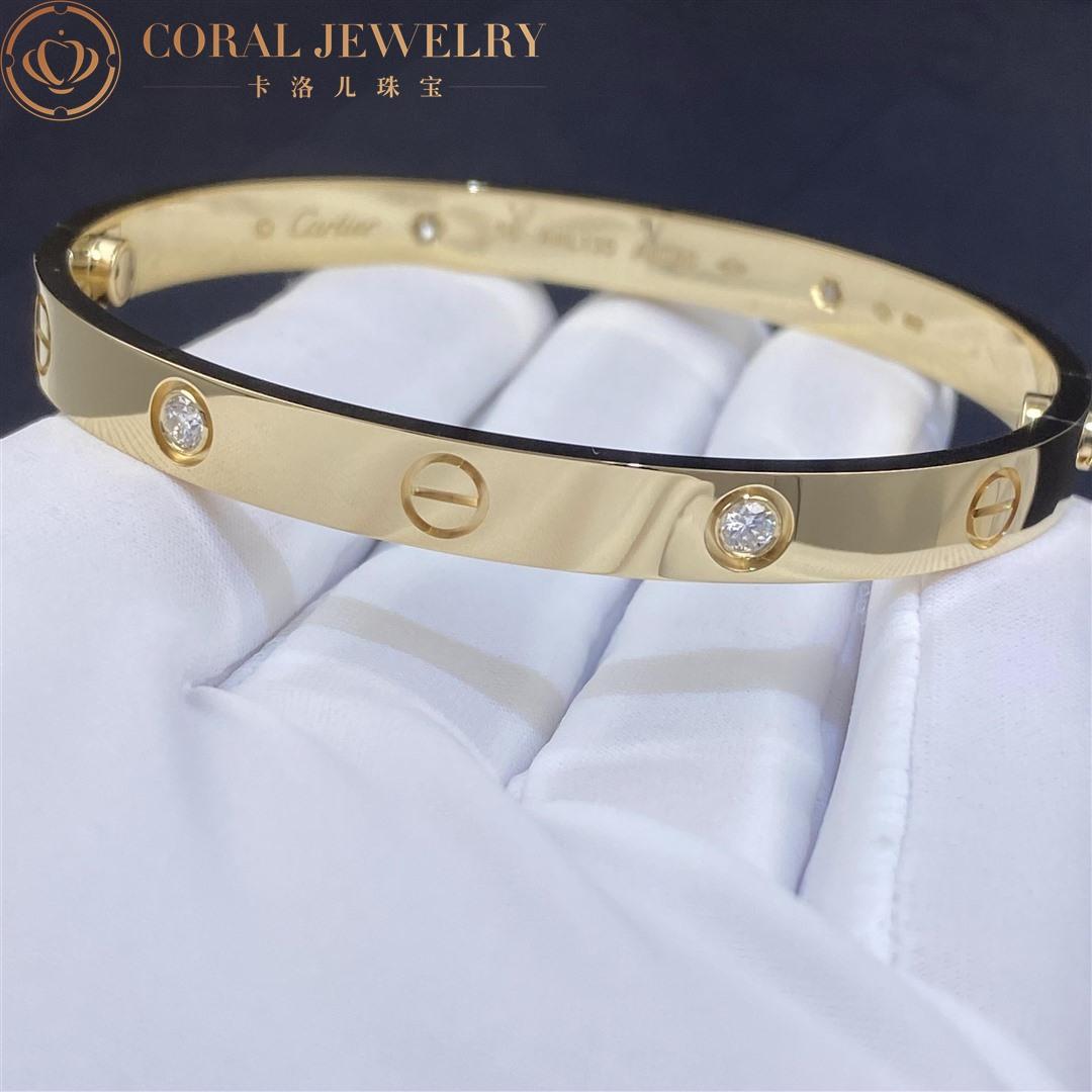 Cartier Love Bracelet, 10 Diamonds Yellow Gold Ref. B6070317