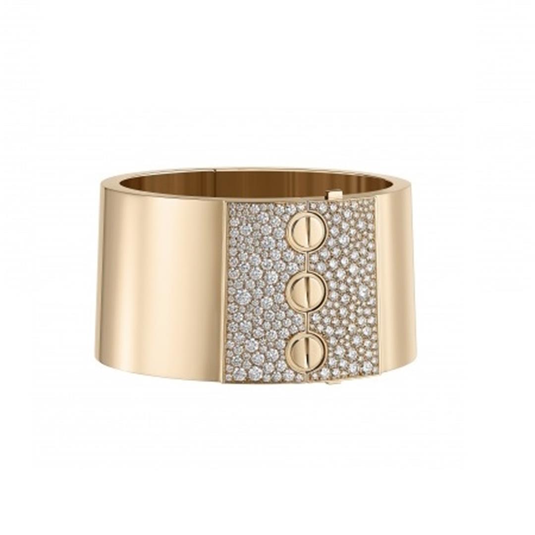 Cartier Love Rose Gold Wrist Guard Diamond Bracelet