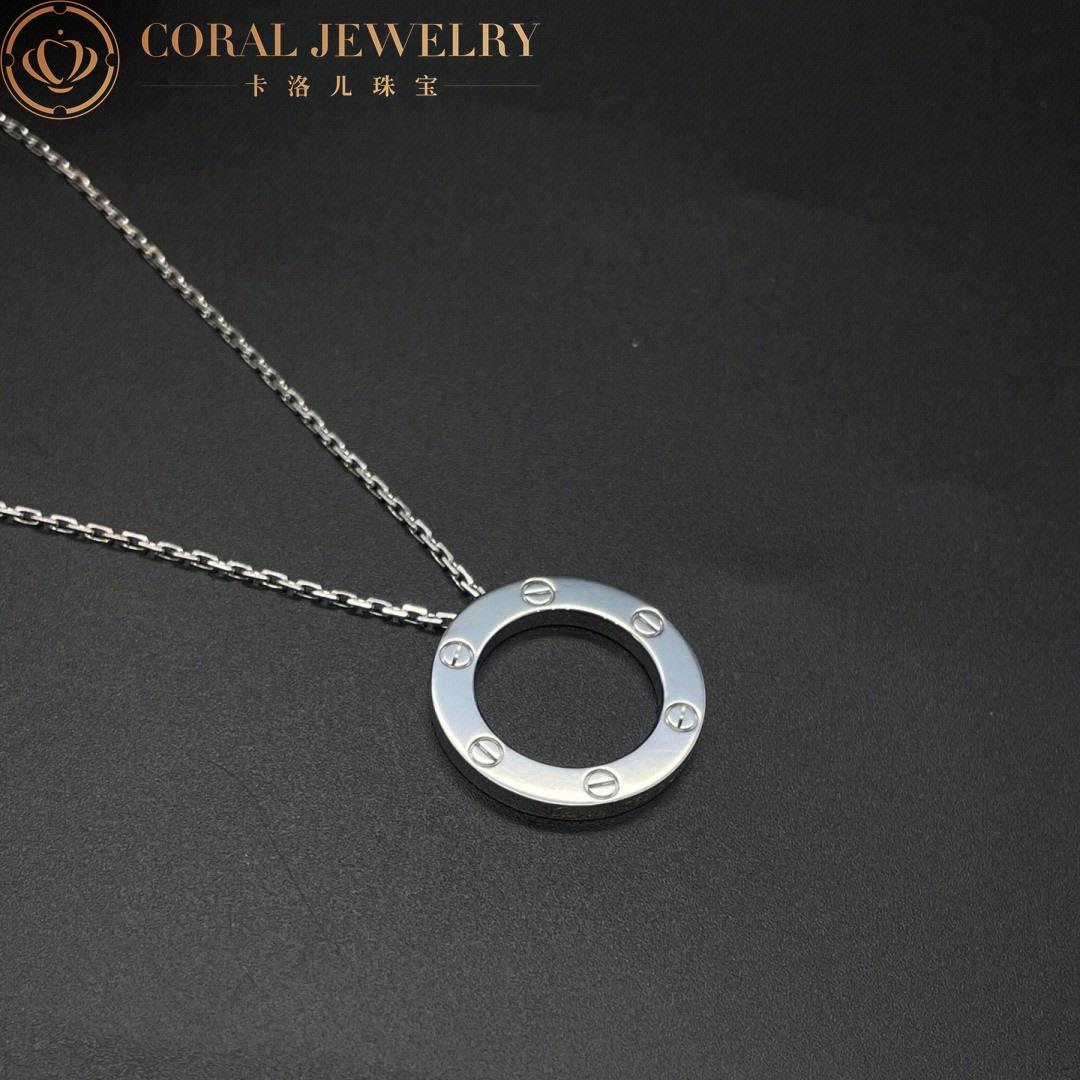 Cartier Love Necklace 18K White Gold B7014300